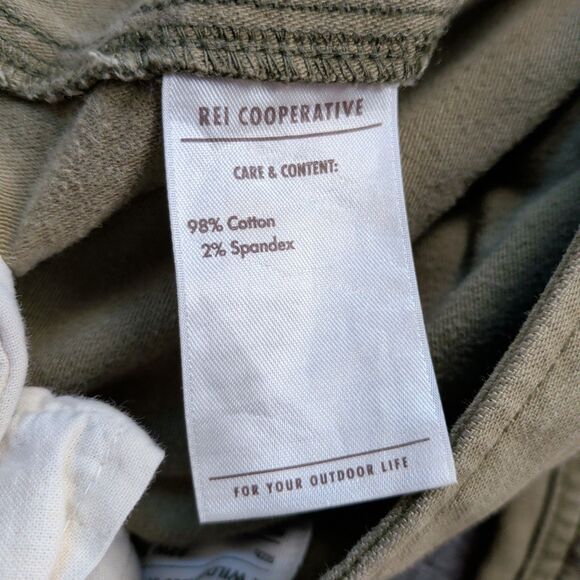 REI Co-op Trailsmith Jogger Pants Mens 32x31 Olive Green Hiking Double Knee - Picture 4 of 12